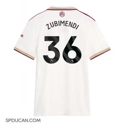 Zenski Nogometni Dres Arsenal Martin Zubimendi #36 Rezervni 2025-26 Kratak Rukav Zenski Nogometni Dres Arsenal Martin Zubimendi #36 Rezervni 2025-26 Kratak Rukav